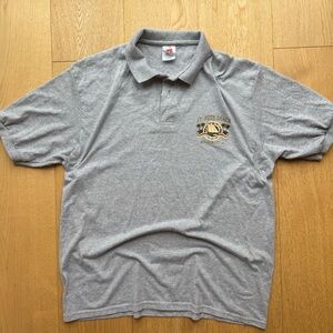 HANES Grey Polo Shirt St Pete beach Florida